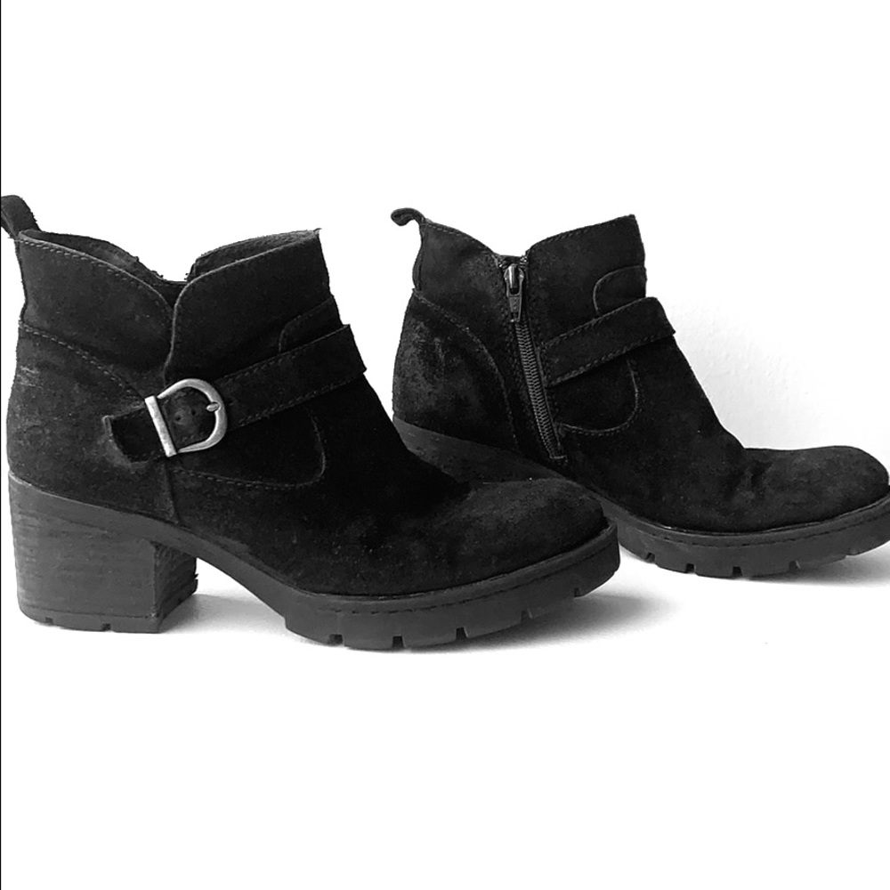 Born Black Booties - Size 8